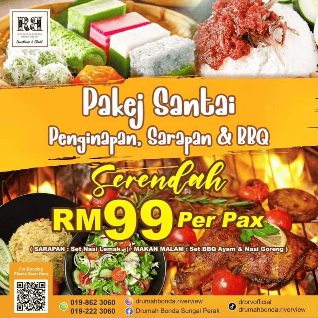 Pakej penginapan resort drumah bonda kuala kangsar